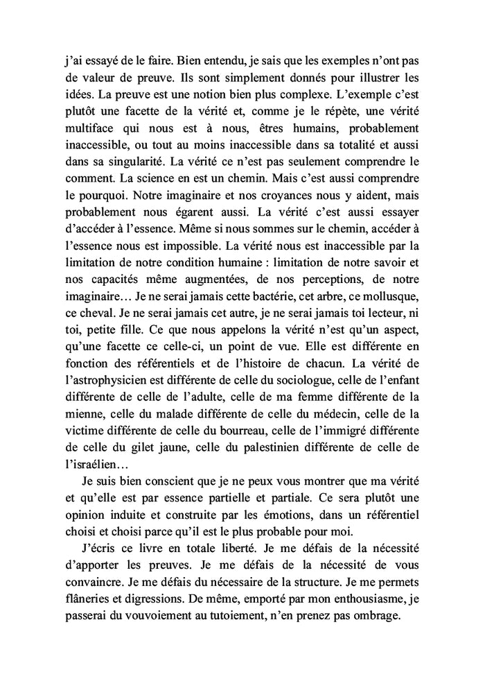 Soif d'existence, flâneries et digressions