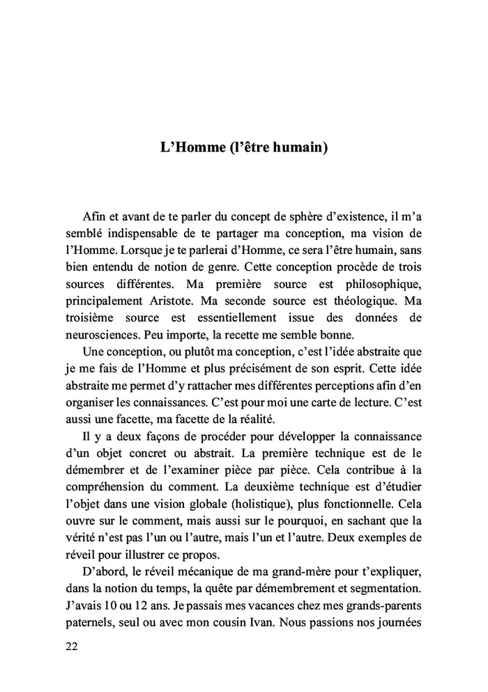 Soif d'existence, flâneries et digressions