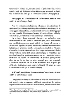Lutte contre le terrorisme au Sahel