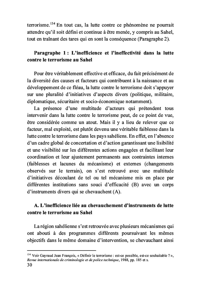 Lutte contre le terrorisme au Sahel