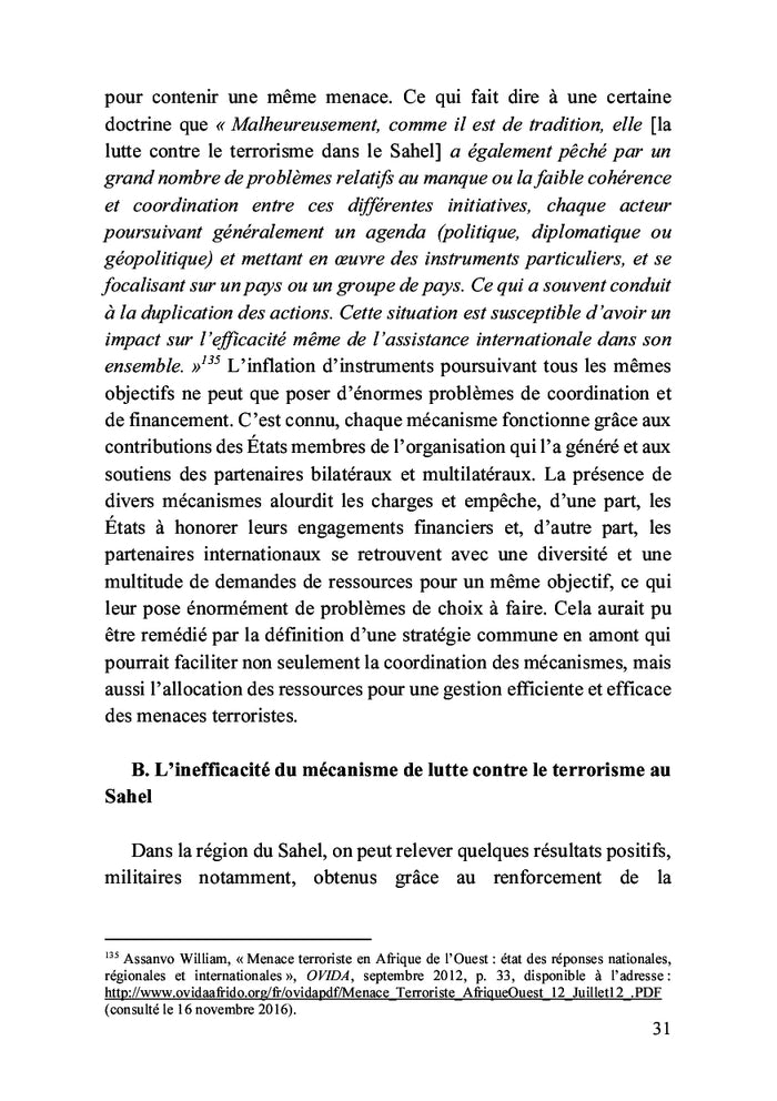 Lutte contre le terrorisme au Sahel