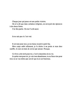 Le jour où tu m'as tuée