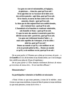La suprématie du positif universel enfin humanisé-e car unies et unis vers celle