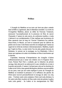 Commentaires de l'Évangile selon Matthieu