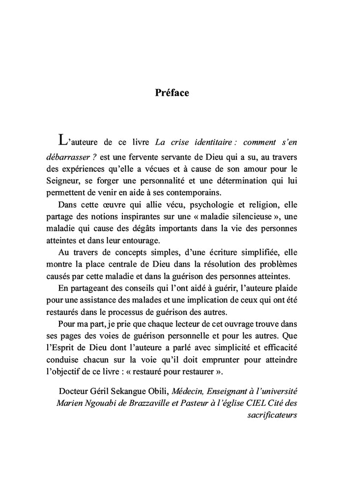 La crise identitaire : Comment s'en débarrasser ?