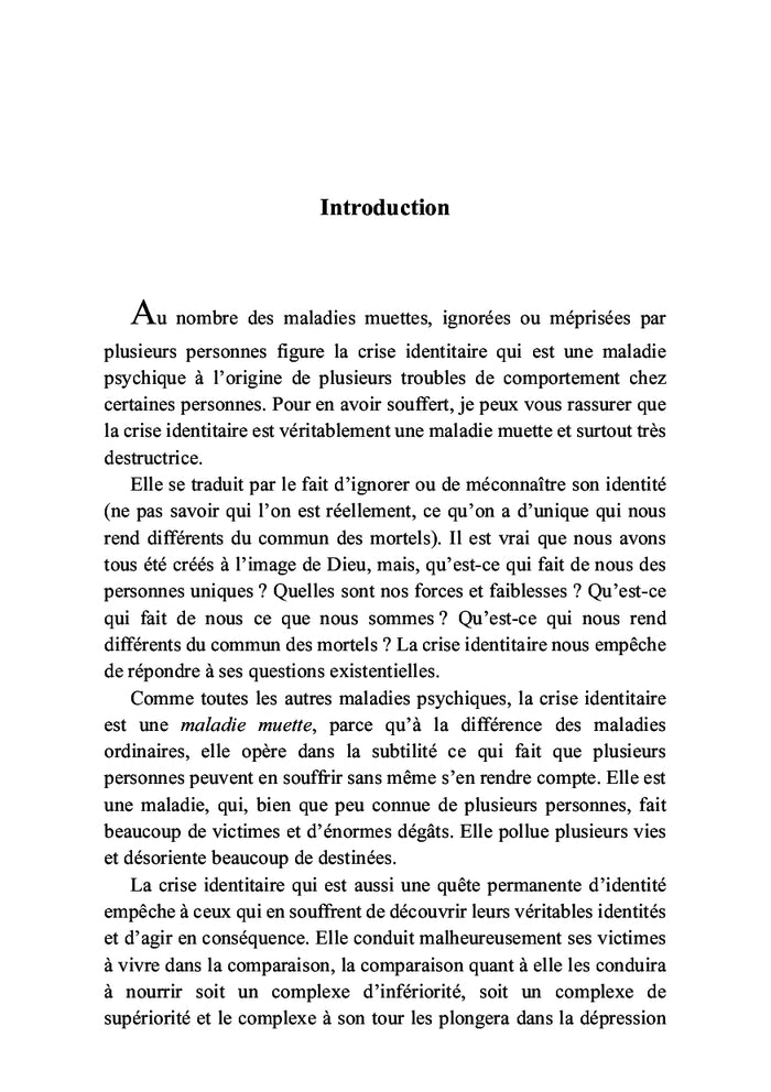 La crise identitaire : Comment s'en débarrasser ?