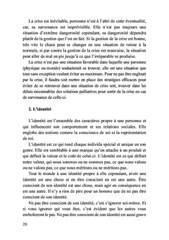 La crise identitaire : Comment s'en débarrasser ?