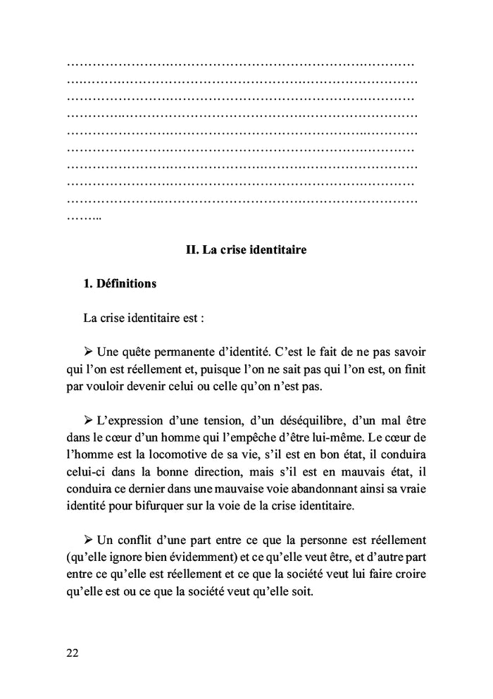 La crise identitaire : Comment s'en débarrasser ?