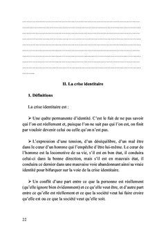 La crise identitaire : Comment s'en débarrasser ?