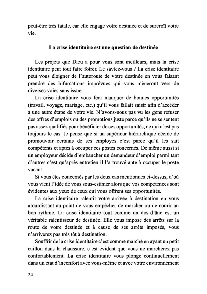 La crise identitaire : Comment s'en débarrasser ?