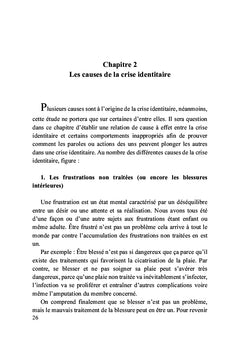 La crise identitaire : Comment s'en débarrasser ?