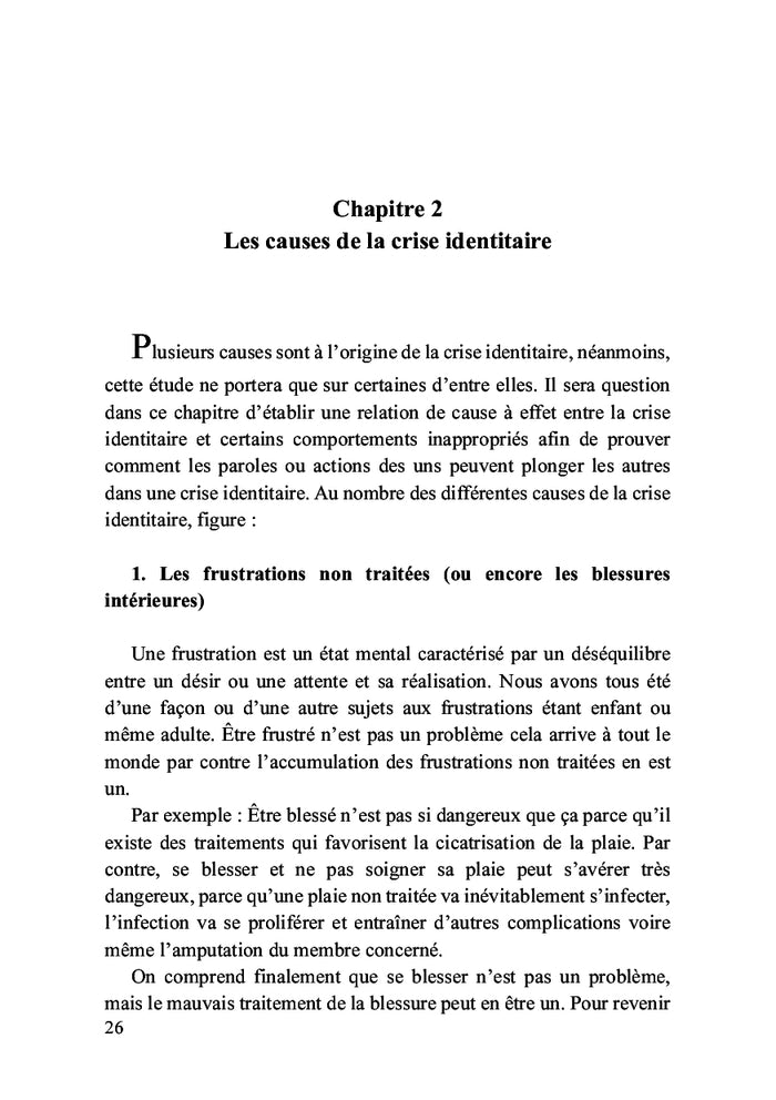 La crise identitaire : Comment s'en débarrasser ?