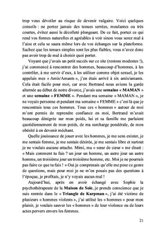 Je suis l'histoire de cette femme
