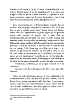 L'épreuve du temps