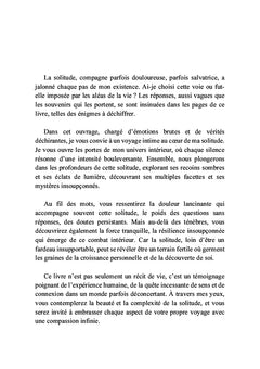 Les trésors de la solitude