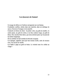 Le bateau de douceurs de Samuel