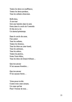 Paroles du féminin sacré