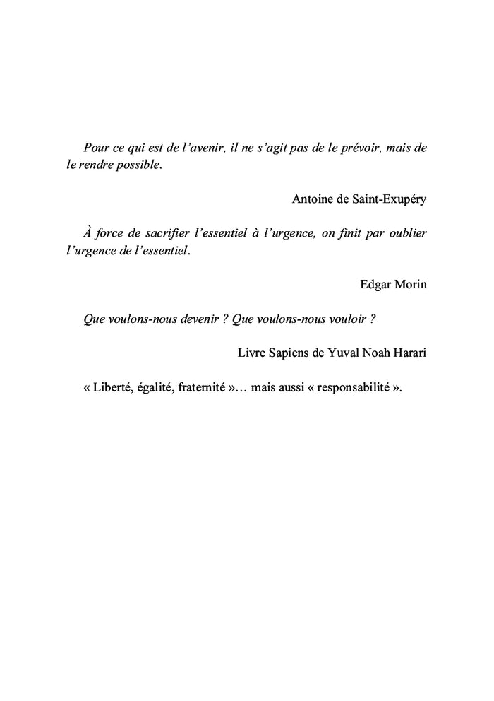 Une vraie démocratie pour l'humanité