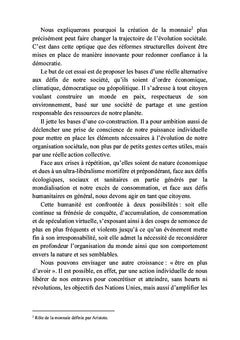 Une vraie démocratie pour l'humanité