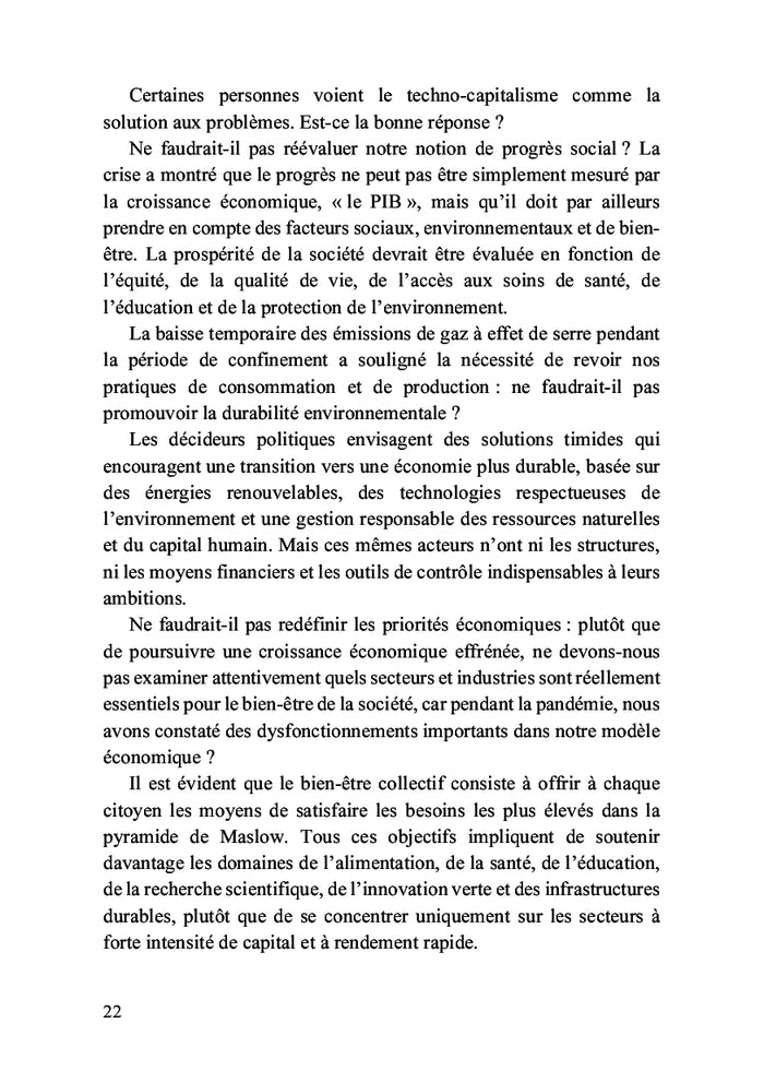 Une vraie démocratie pour l'humanité