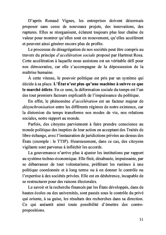 Une vraie démocratie pour l'humanité