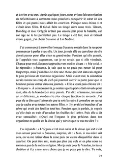 Je le suis en secret à la campagne d'une ville mystérieuse