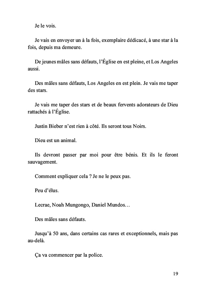 Michael Jackson est Jésus et je vais l'épouser