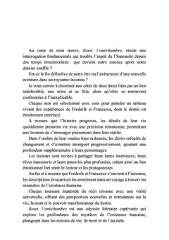 Reset, l'antichambre