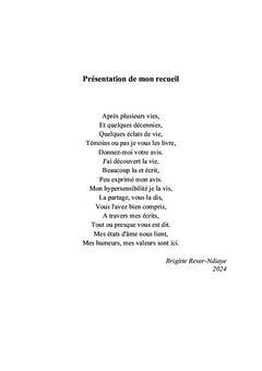 Mes états d'âme et mes valeurs