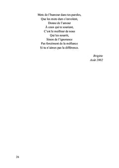 Mes états d'âme et mes valeurs