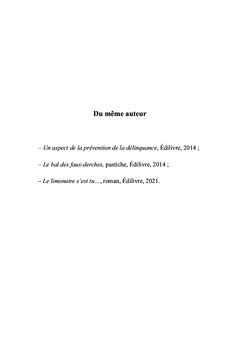 Un passé recomposé