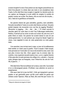 Celle qui réussit et celle qui échoue