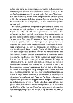 Les pensées derrière la chute