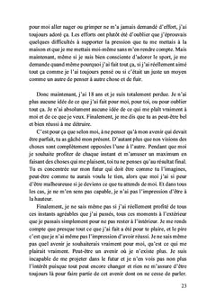 Les pensées derrière la chute