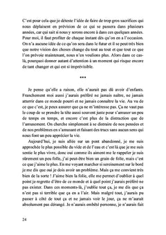 Les pensées derrière la chute