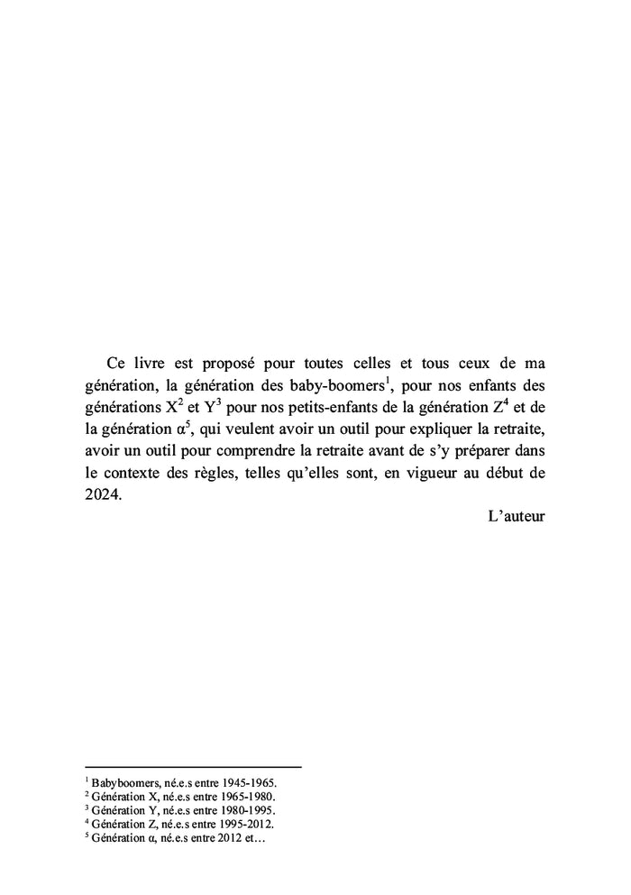 Papy, explique-moi la retraite !