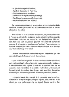 Le travail en transition