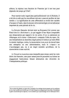 Le travail en transition