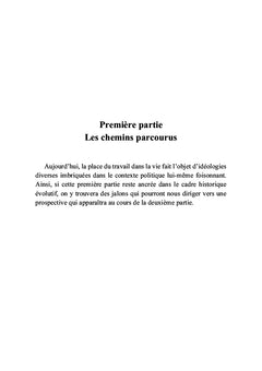 Le travail en transition