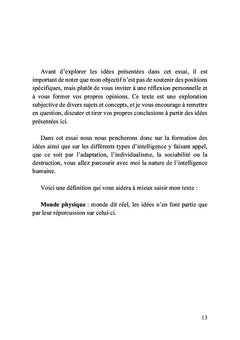 Au coeur de l'intelligence