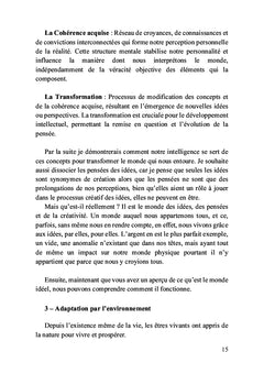 Au coeur de l'intelligence
