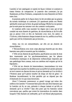 Chemin de guérison, de réconciliation et de Foi