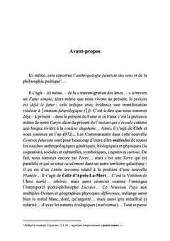Les poétiques futurologiques eudémonistes
