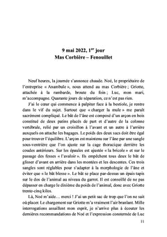 Carnet de voyage en cévennes.