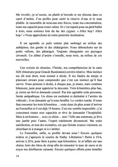 Carnet de voyage en cévennes.