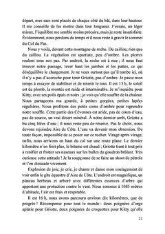 Carnet de voyage en cévennes.