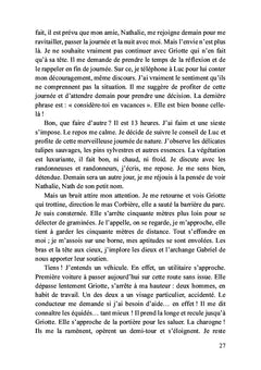 Carnet de voyage en cévennes.