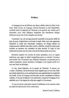 Écarts de langage
