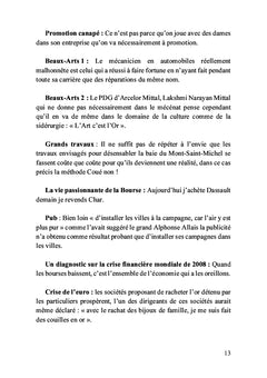 Écarts de langage