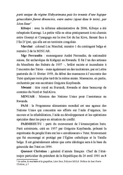 Rwanda, 30 ans après, encore et toujours les mêmes interrogations
